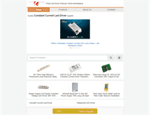 Tablet Screenshot of constant-current-leddriver.com